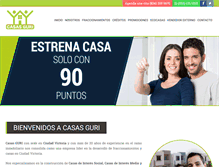 Tablet Screenshot of casasguri.com